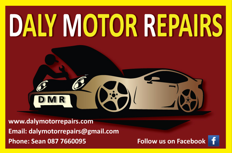 Daly motor Repairs business card design