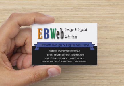 EBWeb business card design
